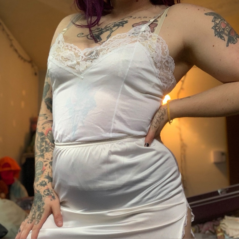 VTG 1980s Fortune lingerie / sleep tank top